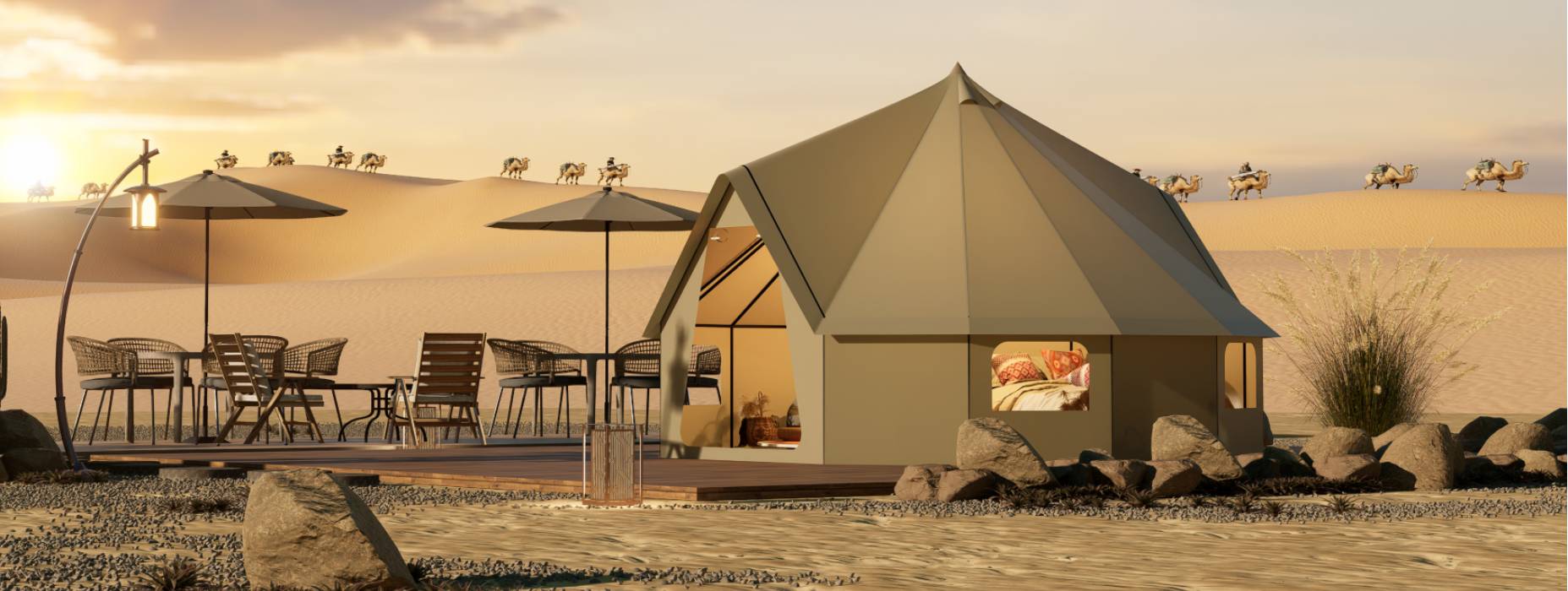 巍山露营酒店帐篷产品